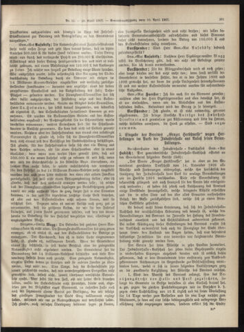 Amtsblatt der landesfürstlichen Hauptstadt Graz 19070420 Seite: 11