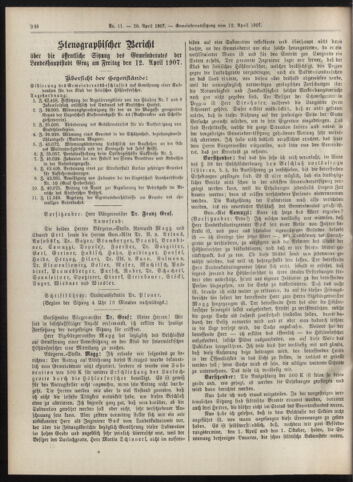 Amtsblatt der landesfürstlichen Hauptstadt Graz 19070420 Seite: 18