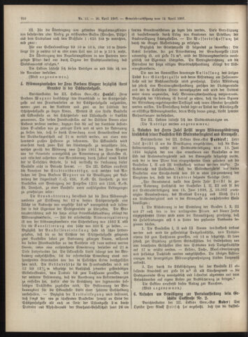 Amtsblatt der landesfürstlichen Hauptstadt Graz 19070420 Seite: 20