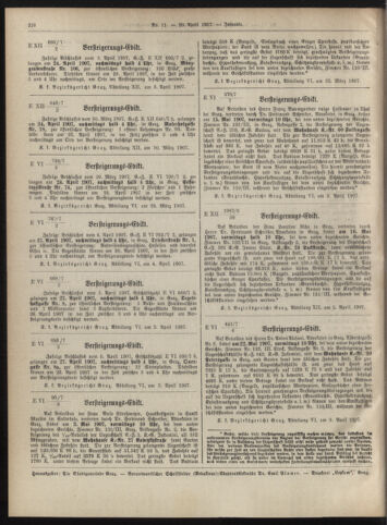 Amtsblatt der landesfürstlichen Hauptstadt Graz 19070420 Seite: 26