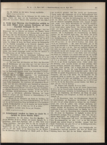 Amtsblatt der landesfürstlichen Hauptstadt Graz 19070430 Seite: 15