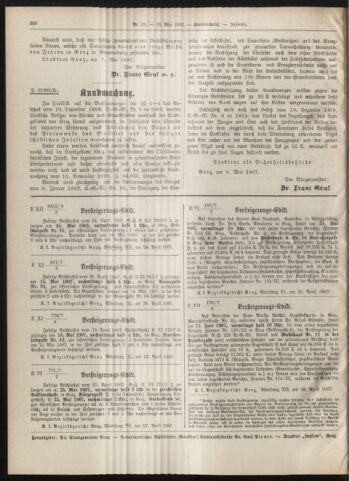 Amtsblatt der landesfürstlichen Hauptstadt Graz 19070510 Seite: 16