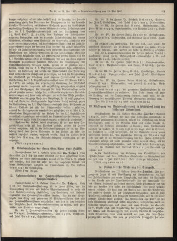 Amtsblatt der landesfürstlichen Hauptstadt Graz 19070520 Seite: 15