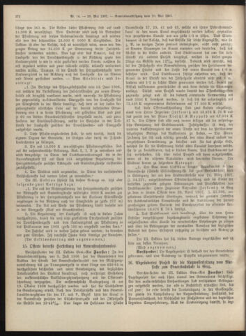 Amtsblatt der landesfürstlichen Hauptstadt Graz 19070520 Seite: 16