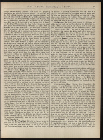 Amtsblatt der landesfürstlichen Hauptstadt Graz 19070520 Seite: 21