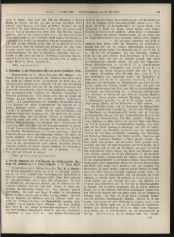 Amtsblatt der landesfürstlichen Hauptstadt Graz 19070531 Seite: 11