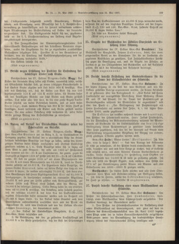 Amtsblatt der landesfürstlichen Hauptstadt Graz 19070531 Seite: 19