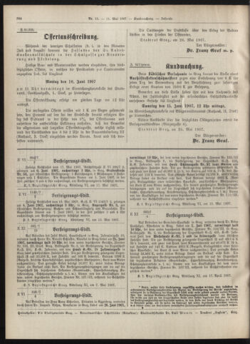 Amtsblatt der landesfürstlichen Hauptstadt Graz 19070531 Seite: 24