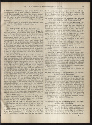 Amtsblatt der landesfürstlichen Hauptstadt Graz 19070620 Seite: 17