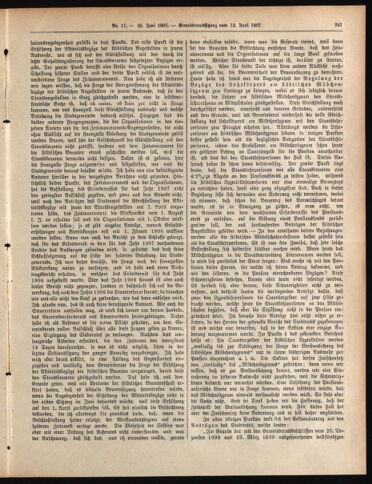 Amtsblatt der landesfürstlichen Hauptstadt Graz 19070620 Seite: 29