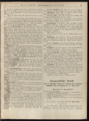 Amtsblatt der landesfürstlichen Hauptstadt Graz 19070731 Seite: 21