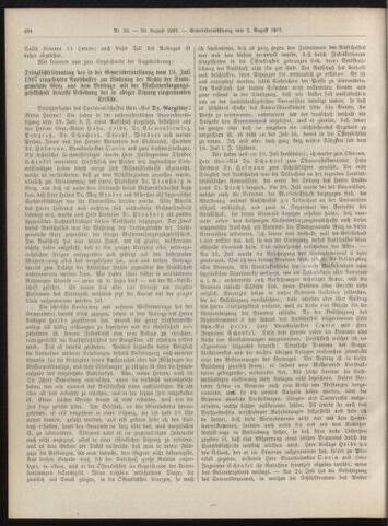 Amtsblatt der landesfürstlichen Hauptstadt Graz 19070810 Seite: 22