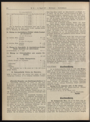 Amtsblatt der landesfürstlichen Hauptstadt Graz 19070820 Seite: 6