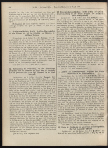 Amtsblatt der landesfürstlichen Hauptstadt Graz 19070831 Seite: 10