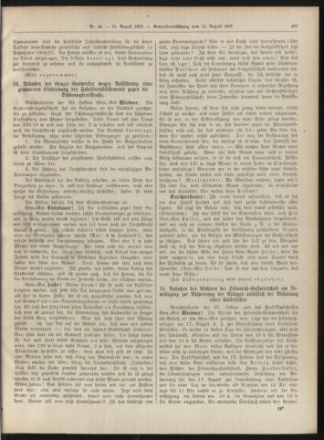 Amtsblatt der landesfürstlichen Hauptstadt Graz 19070831 Seite: 11