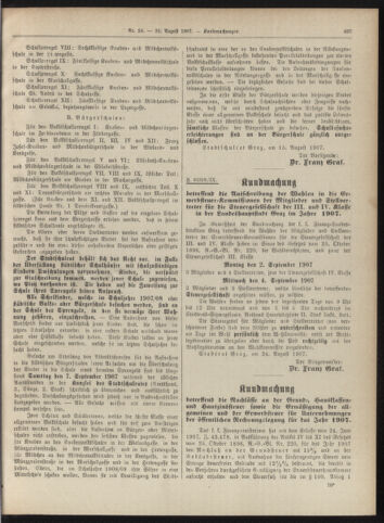 Amtsblatt der landesfürstlichen Hauptstadt Graz 19070831 Seite: 19