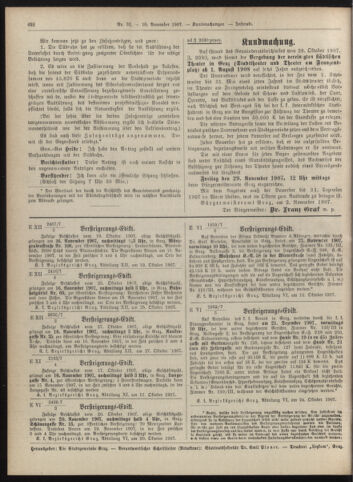 Amtsblatt der landesfürstlichen Hauptstadt Graz 19071110 Seite: 32