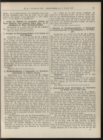 Amtsblatt der landesfürstlichen Hauptstadt Graz 19071120 Seite: 11