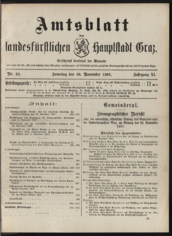 Amtsblatt der landesfürstlichen Hauptstadt Graz