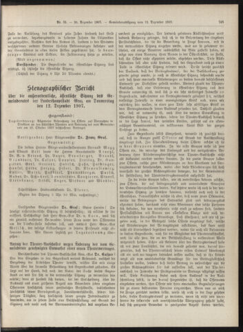 Amtsblatt der landesfürstlichen Hauptstadt Graz 19071220 Seite: 23