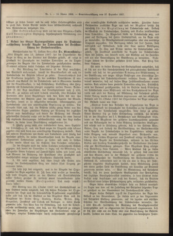 Amtsblatt der landesfürstlichen Hauptstadt Graz 19080110 Seite: 17