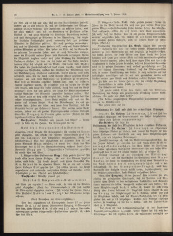 Amtsblatt der landesfürstlichen Hauptstadt Graz 19080110 Seite: 22