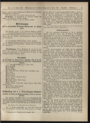 Amtsblatt der landesfürstlichen Hauptstadt Graz 19080120 Seite: 13