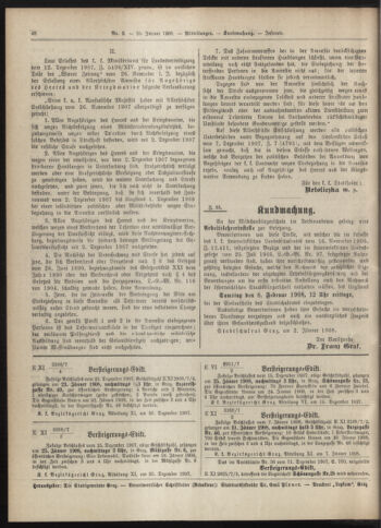 Amtsblatt der landesfürstlichen Hauptstadt Graz 19080120 Seite: 16