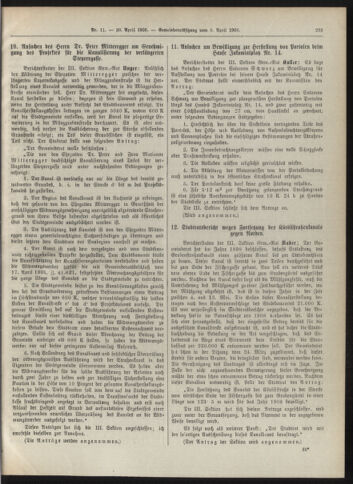 Amtsblatt der landesfürstlichen Hauptstadt Graz 19080420 Seite: 11