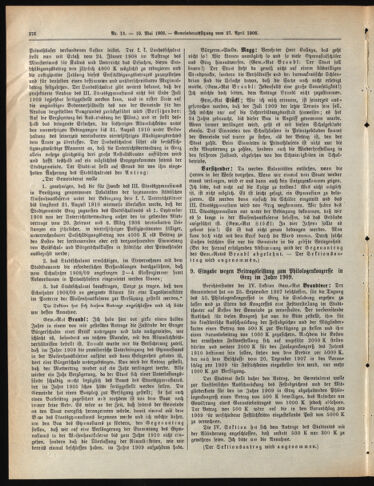 Amtsblatt der landesfürstlichen Hauptstadt Graz 19080510 Seite: 12