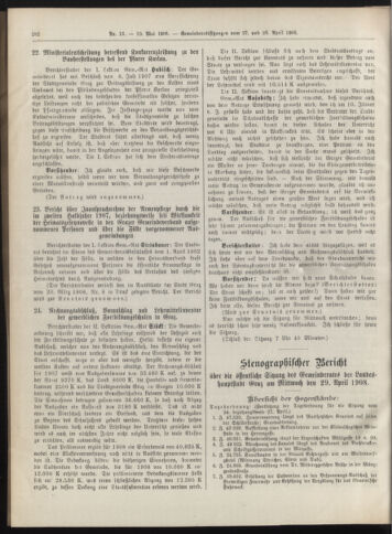 Amtsblatt der landesfürstlichen Hauptstadt Graz 19080510 Seite: 18