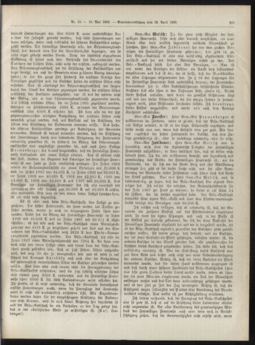 Amtsblatt der landesfürstlichen Hauptstadt Graz 19080510 Seite: 23