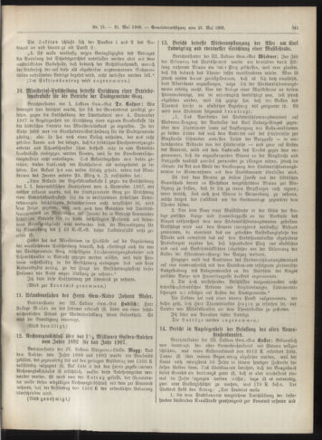 Amtsblatt der landesfürstlichen Hauptstadt Graz 19080531 Seite: 15