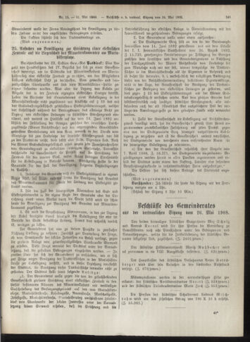 Amtsblatt der landesfürstlichen Hauptstadt Graz 19080531 Seite: 19