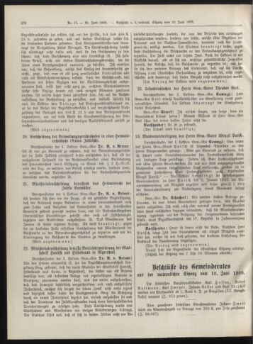 Amtsblatt der landesfürstlichen Hauptstadt Graz 19080620 Seite: 18