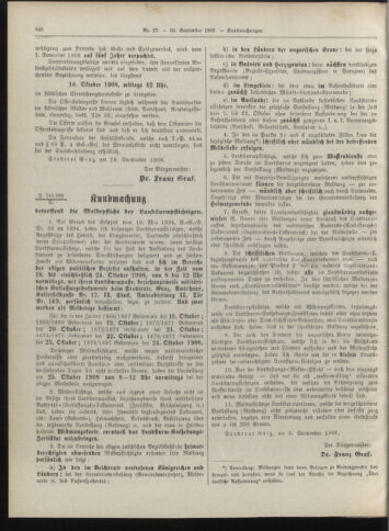 Amtsblatt der landesfürstlichen Hauptstadt Graz 19080930 Seite: 28