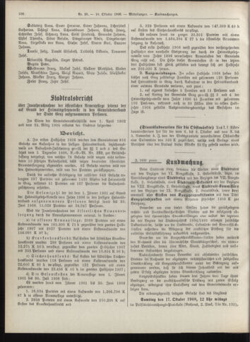 Amtsblatt der landesfürstlichen Hauptstadt Graz 19081010 Seite: 26