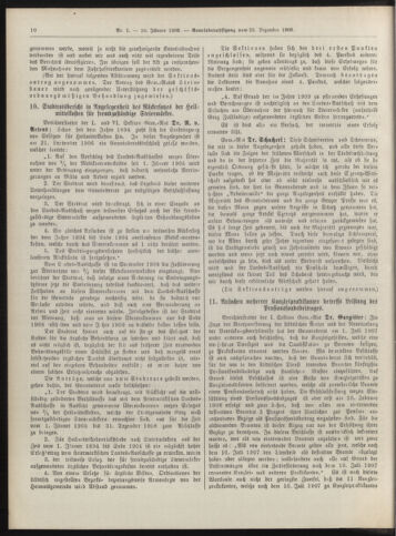 Amtsblatt der landesfürstlichen Hauptstadt Graz 19090110 Seite: 10