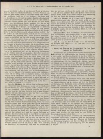 Amtsblatt der landesfürstlichen Hauptstadt Graz 19090110 Seite: 11