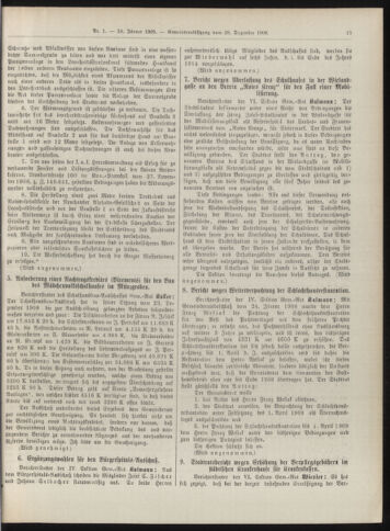 Amtsblatt der landesfürstlichen Hauptstadt Graz 19090110 Seite: 15