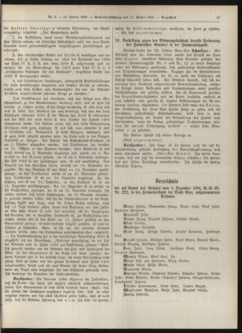 Amtsblatt der landesfürstlichen Hauptstadt Graz 19090120 Seite: 37