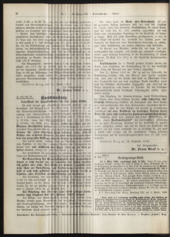 Amtsblatt der landesfürstlichen Hauptstadt Graz 19090120 Seite: 40