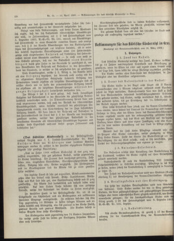 Amtsblatt der landesfürstlichen Hauptstadt Graz 19090410 Seite: 8