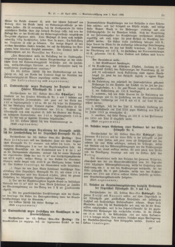 Amtsblatt der landesfürstlichen Hauptstadt Graz 19090420 Seite: 19