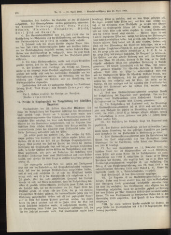 Amtsblatt der landesfürstlichen Hauptstadt Graz 19090430 Seite: 14