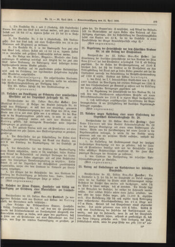 Amtsblatt der landesfürstlichen Hauptstadt Graz 19090430 Seite: 19