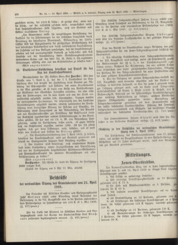 Amtsblatt der landesfürstlichen Hauptstadt Graz 19090430 Seite: 20