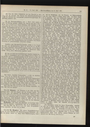 Amtsblatt der landesfürstlichen Hauptstadt Graz 19090430 Seite: 3