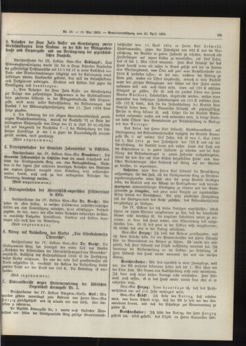 Amtsblatt der landesfürstlichen Hauptstadt Graz 19090510 Seite: 5