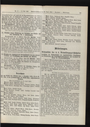 Amtsblatt der landesfürstlichen Hauptstadt Graz 19090510 Seite: 7